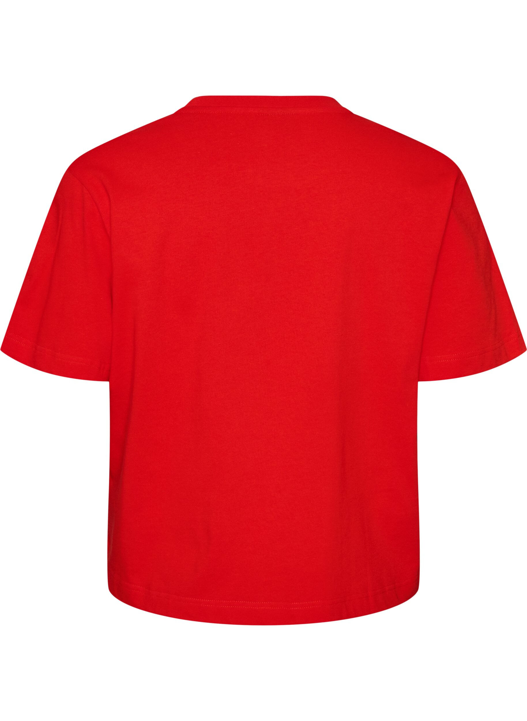 ZizziBoxy katoenen T-shirt, 0942, Packshot image number 1