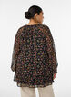 A-lijn tuniek met bloemenprint, Zwart, Model image number 2