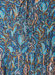 Blouse &agrave; imprim&eacute; cachemire et d&eacute;tails en dentelle, Bleu Clair, Packshot image number 2