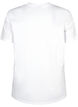 Basic katoenen T-shirt met ronde hals, Wit, Packshot image number 1