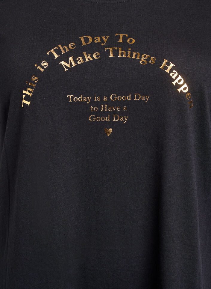 FLASH - T-shirt avec motif, Noir, Packshot image number 2