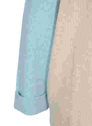 Gebreid vest met color-block, Silt Green Mel. Comb, Packshot image number 3