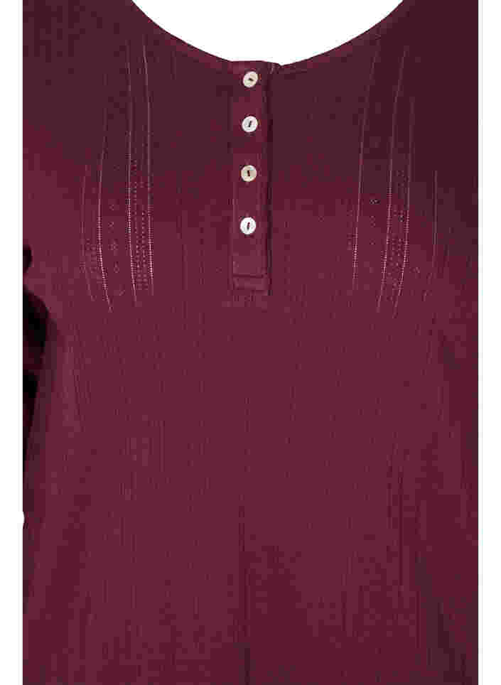 Nachthemd met lange mouwen in 100% katoen, Port Royal, Packshot image number 2
