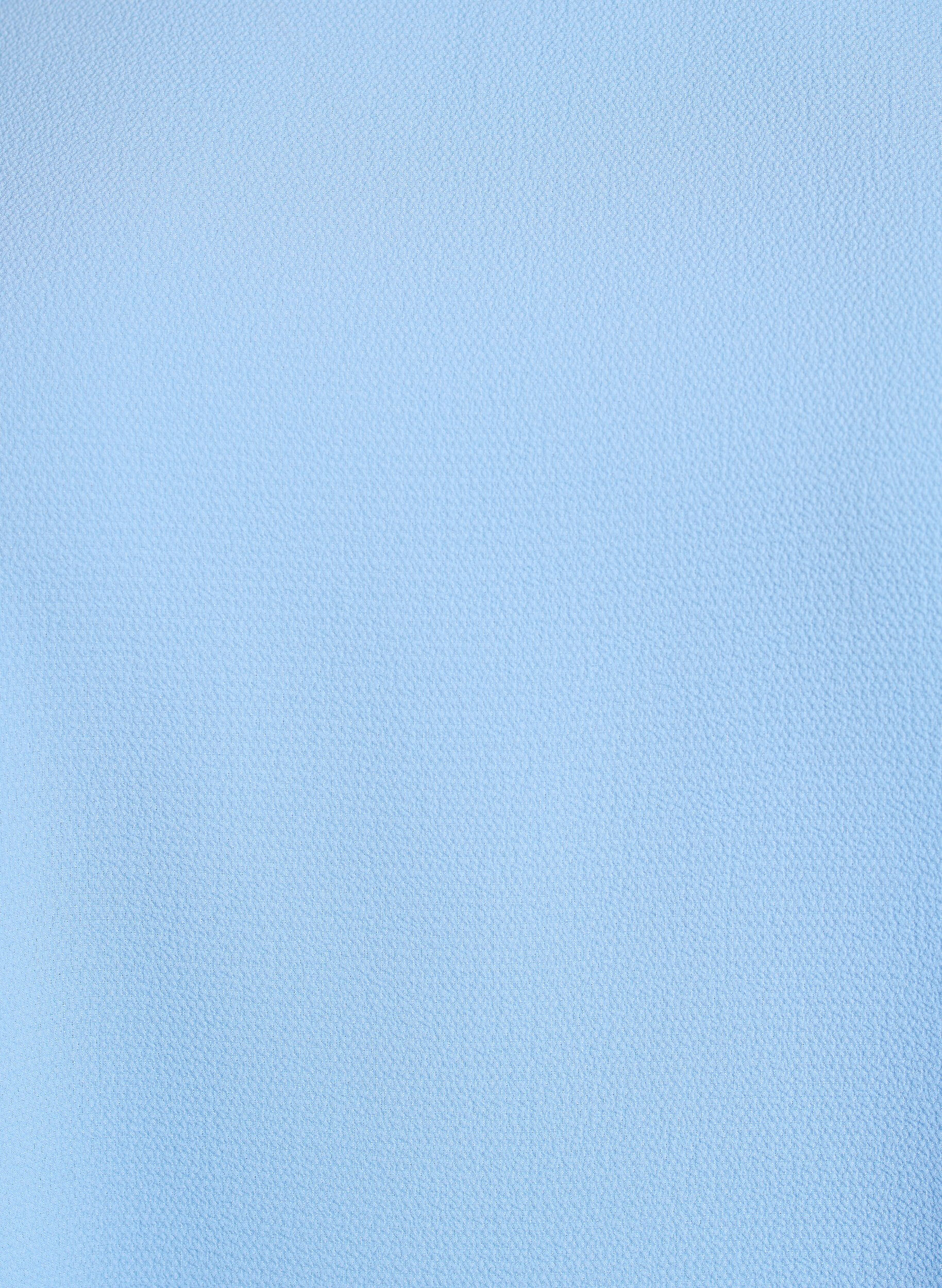 ZizziBlouse &agrave; manches courtes et encolure ronde, Bleu, Packshot image number 2