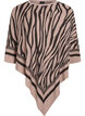 Fijngebreide poncho, Zwart, Packshot image number 0