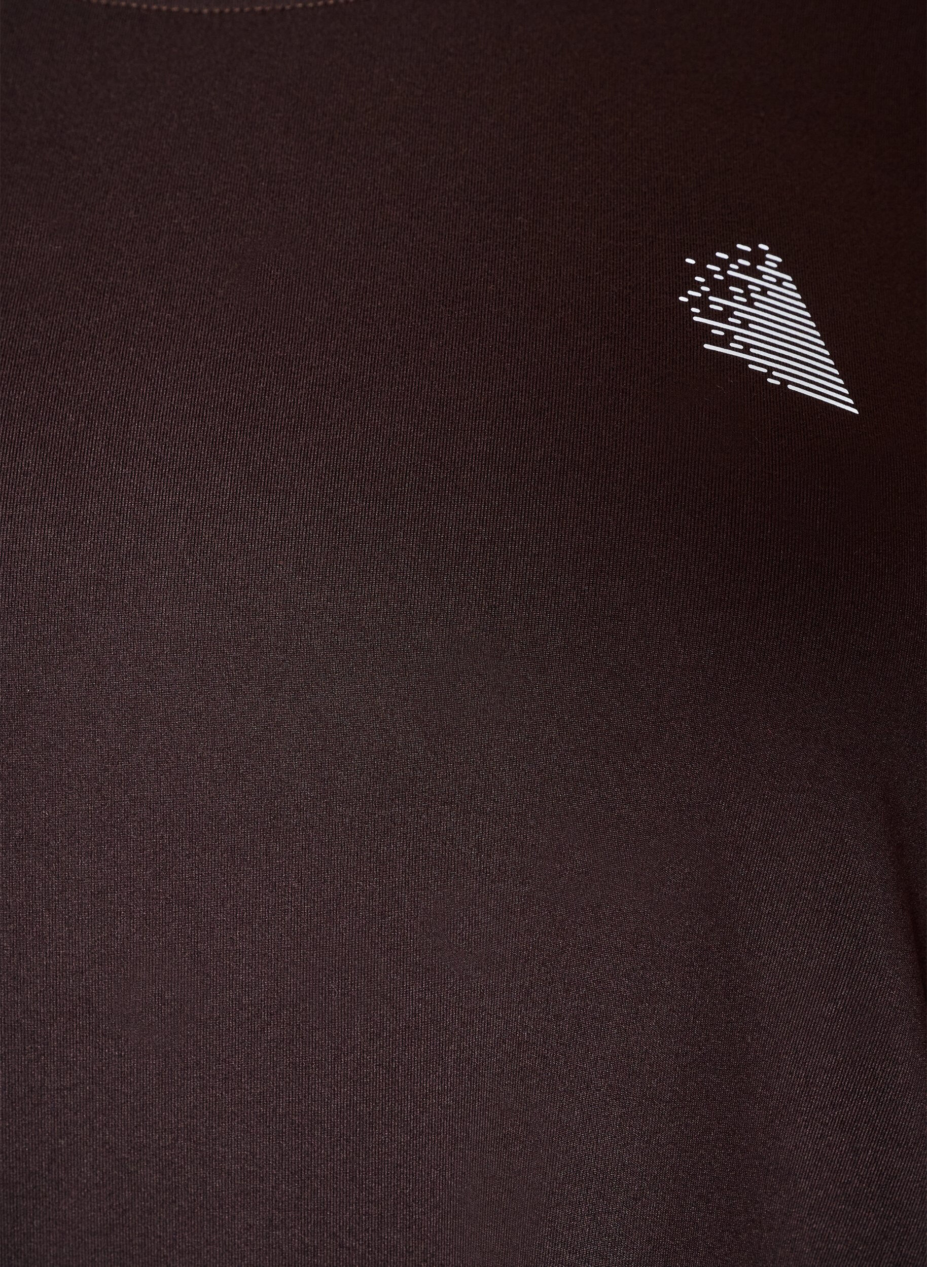 ZizziHaut de sport avec manches 3/4, Marron, Packshot image number 2