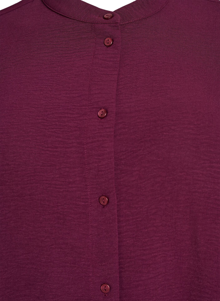 Tunique avec manches 3/4, Bordeaux, Packshot image number 2