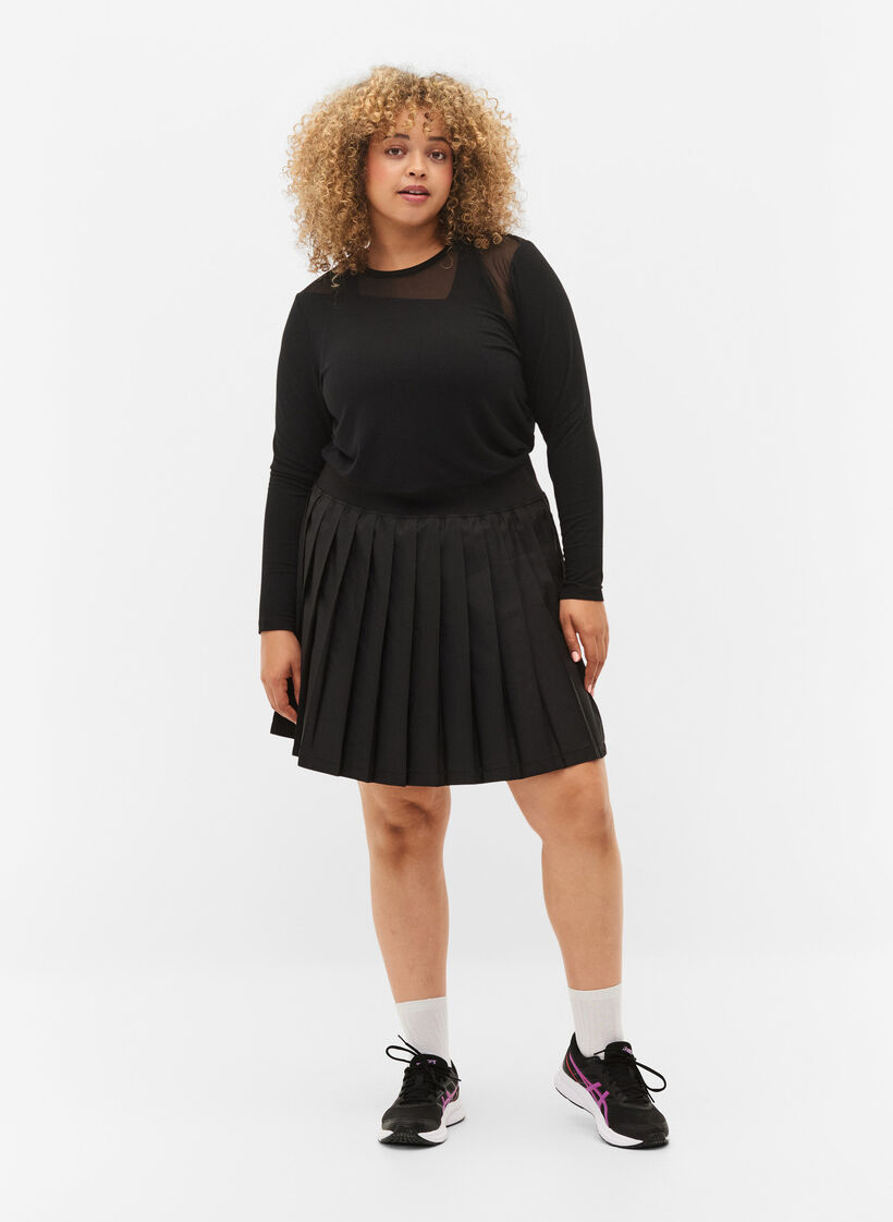 Padel / jupe de tennis en plissé, Black, Model