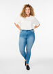 Super slim Amy jeans met hoge taille, Blauw, Model image number 0