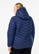 Doudoune l&eacute;g&egrave;re matelass&eacute;e &agrave; capuche, Bleu, Model image number 2