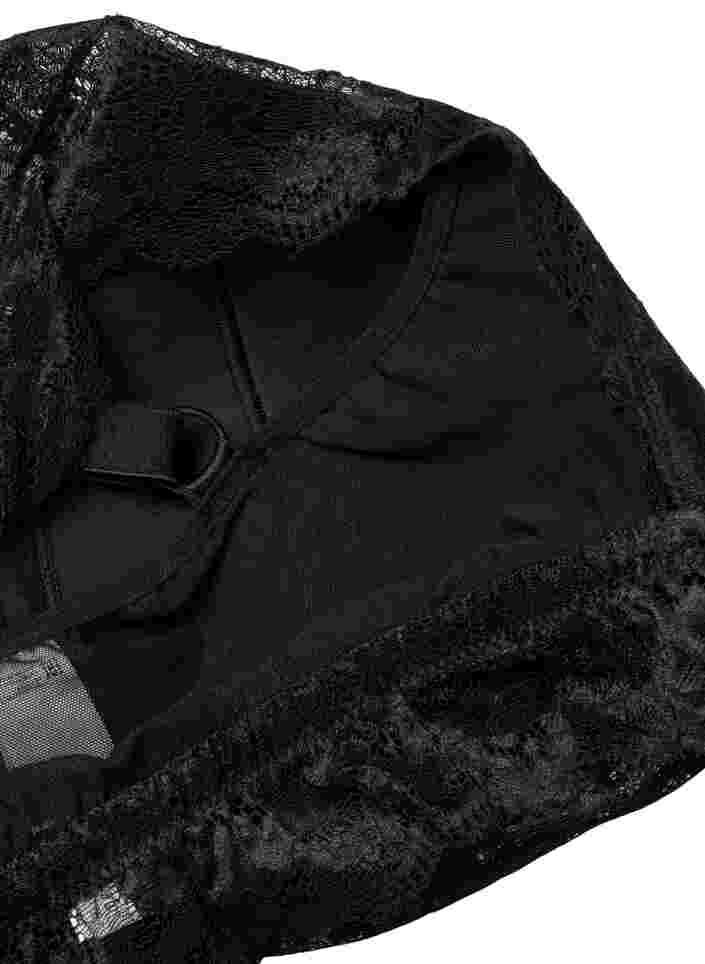 Soutien-gorge avec dentelle et rembourrage doux, Black, Packshot image number 2