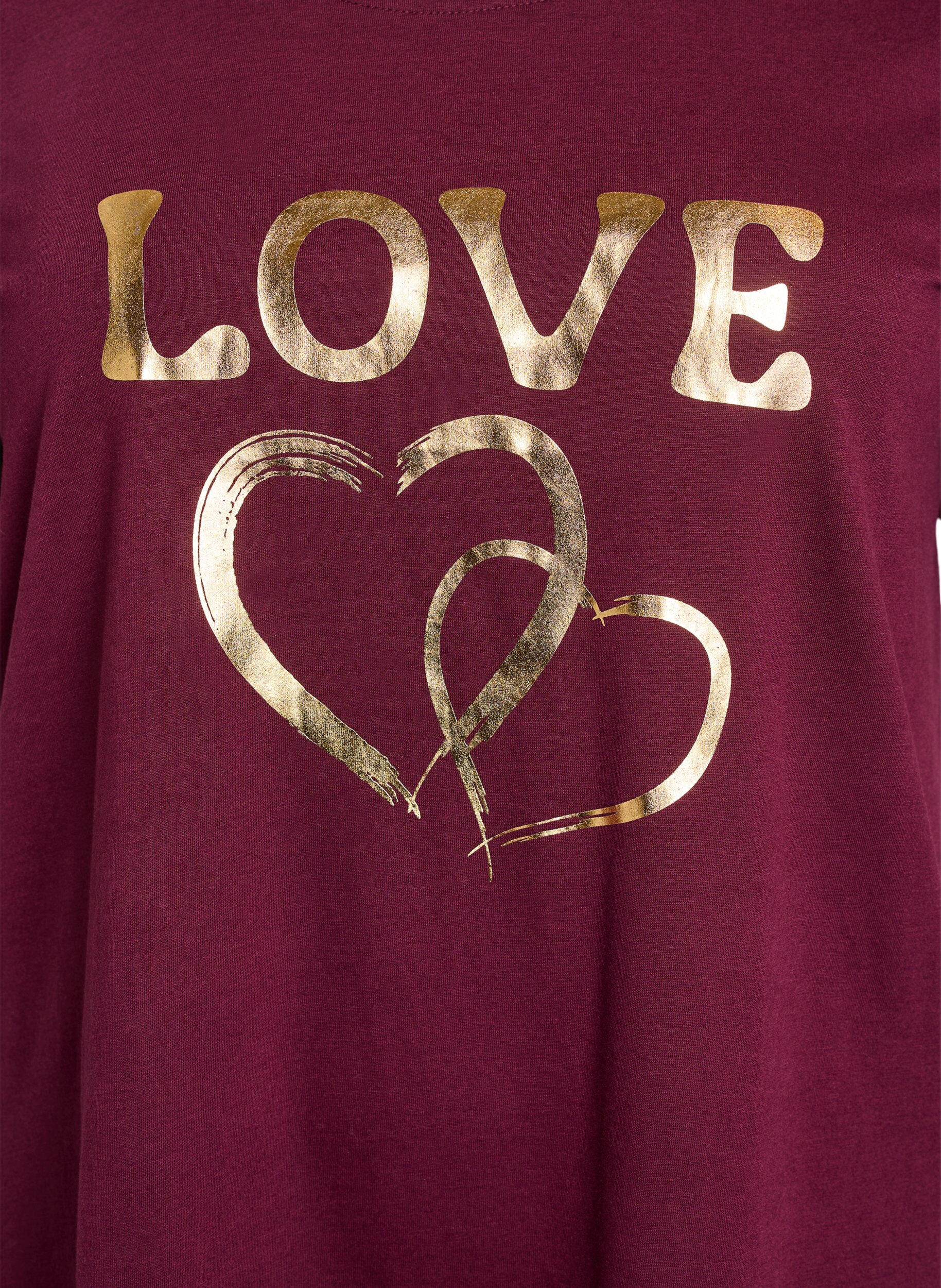 ZizziFLASH - T-shirt met print, Rood, Packshot image number 2