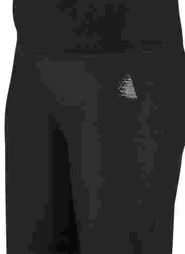 Collants d'entraînement évasés à taille haute, Black, Packshot image number 2