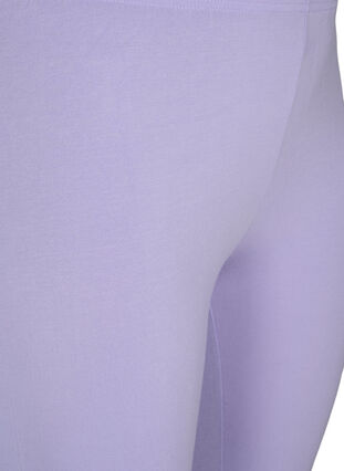Leggings basiques longueur 3/4 en viscose, Lavender, Packshot image number 2