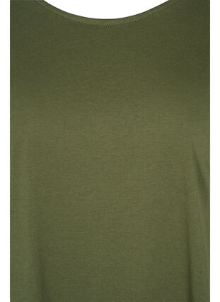 T-shirt en mélange coton, Ivy Green, Packshot image number 2