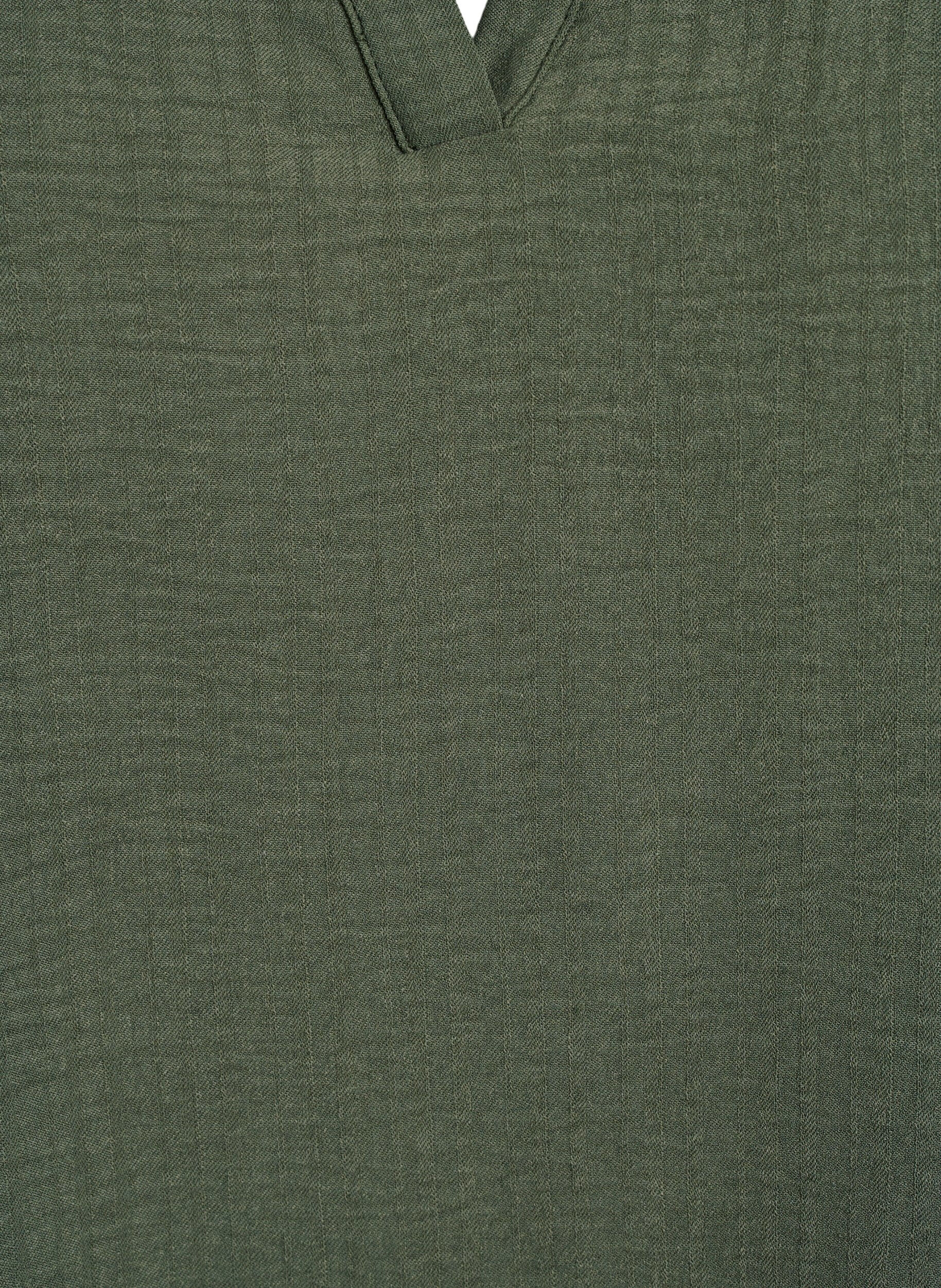 ZizziLuchtige blouse met korte mouwen, Groen, Packshot image number 2