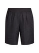 Korte broek met zakken en hoge taille, Zwart, Packshot image number 0
