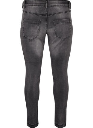 Jean taille régulière Viona, Dark Grey Denim, Packshot image number 1