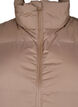 Korte puffer bodywarmer met hoge kraag, Bruin, Packshot image number 2