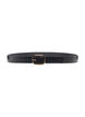 Ceinture en faux cuir avec motif croco, Black w. Gold Buckle, Packshot image number 2