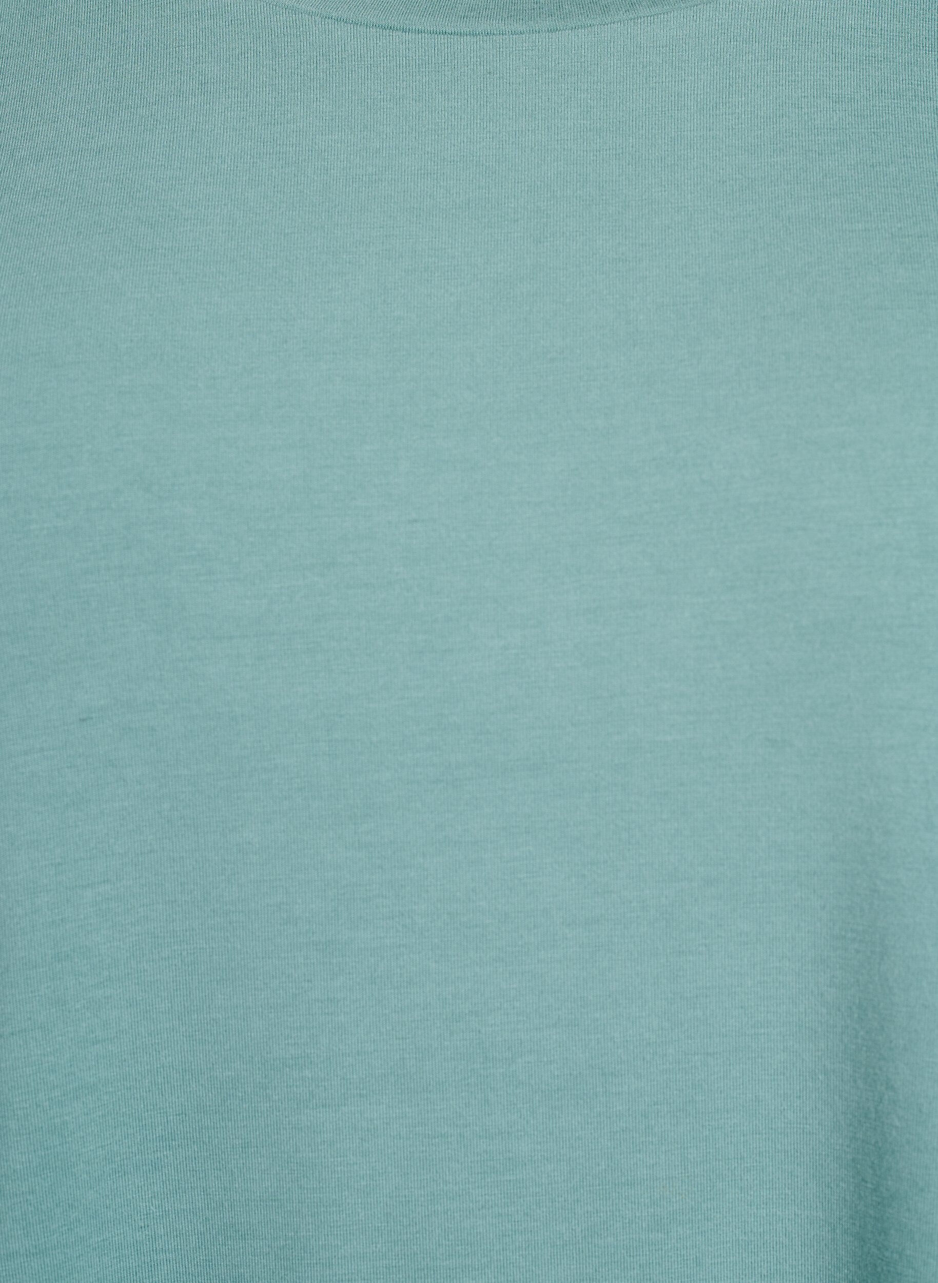 Zizzi T-shirt ample &agrave; col rond, Bleu, Packshot image number 2