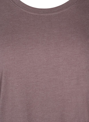 T-shirt chiné à manches courtes, Sparrow Mél, Packshot image number 2