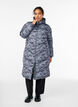 Doudoune longue camouflage, Gris anthracite, Model image number 0
