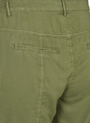 Driekwart broek in lyocell, Ivy green, Packshot image number 3