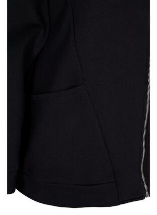 Cardigan à capuche et poches, Black, Packshot image number 3