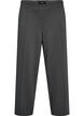 Losse jerseybroek met hoge taille, Grijs, Packshot image number 0