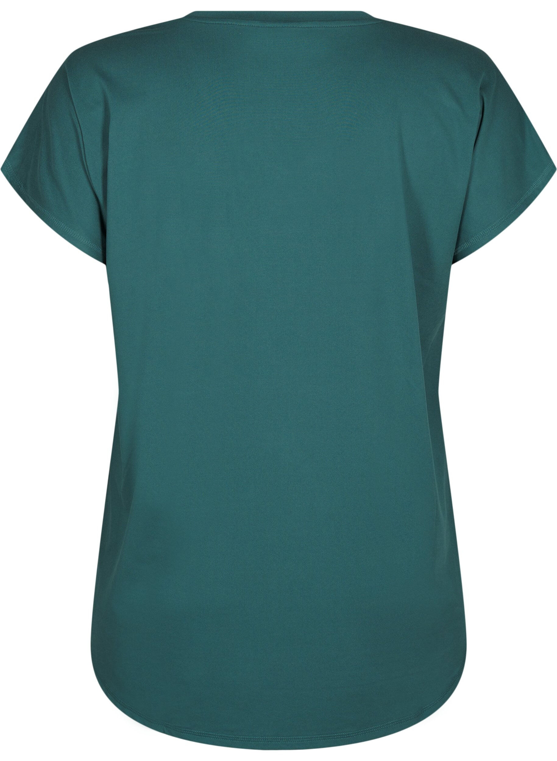 ZizziT-shirt met V-hals, Bistro Green, Packshot image number 1