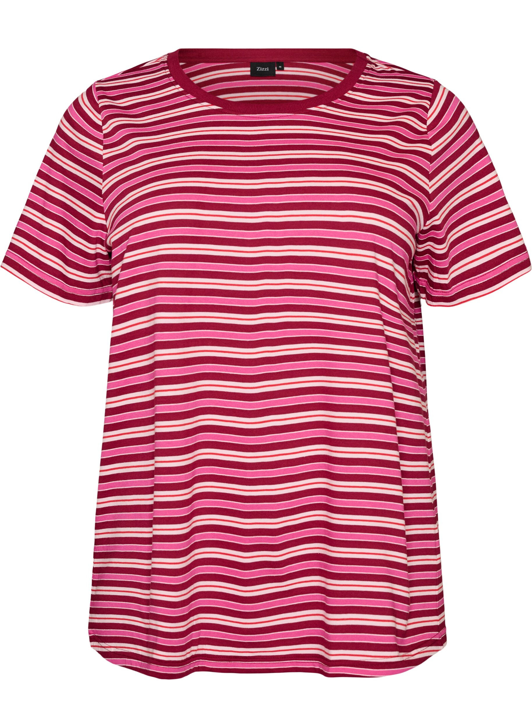 T-shirt &agrave; rayures en coton bio