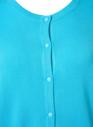 Cardigan côtelé avec fermeture à boutons, River Blue, Packshot image number 2