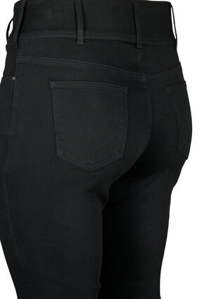 Super slanke Bea jeans met extra hoge taille, Black, Packshot image number 3