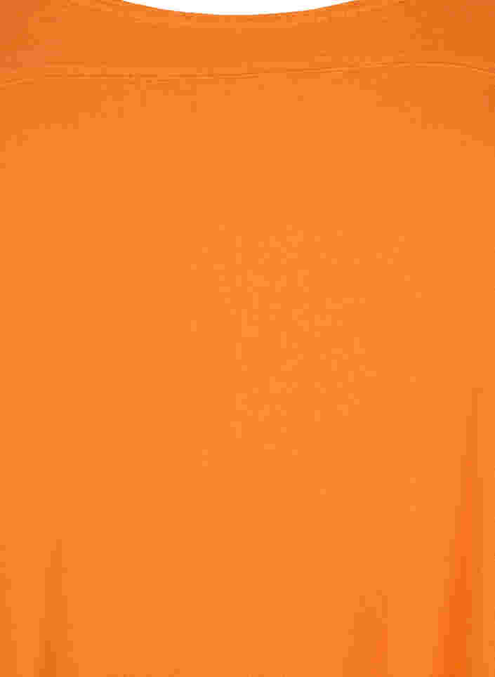 Robe en coton à manches courtes, Orange Tiger, Packshot image number 2