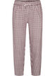 Katoenen pyjamabroek met hoge taille, Rood, Packshot image number 0