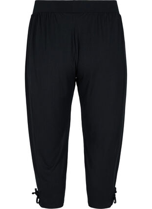 Pantalon de sport de viscose longueur 3/4, Black, Packshot image number 1