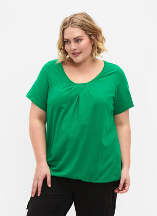 	 Katoenen t-shirt met korte mouwen, Jolly Green, Model image number 0