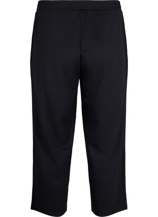 Pantalon 7/8 en modal mélangé avec poches, Black, Packshot image number 1