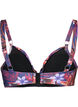 Bikini beha met opdruk en beugel, Purple Flower, Packshot image number 1