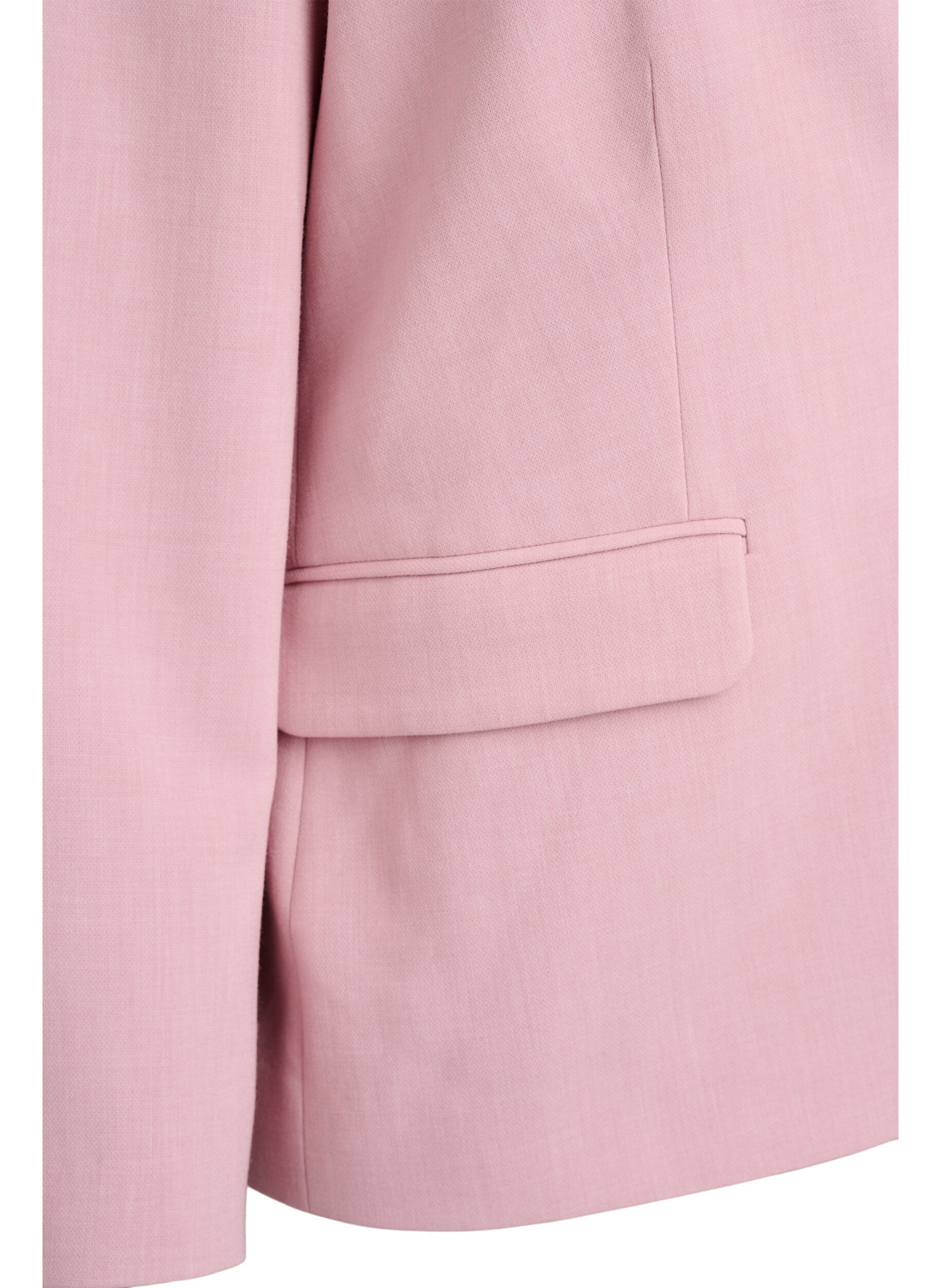 ZizziKlassieke blazer met knoopsluiting en zakken, Roze, Packshot image number 3