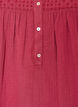 Blouse in katoenen mousseline met broderie anglaise, Rood, Packshot image number 2