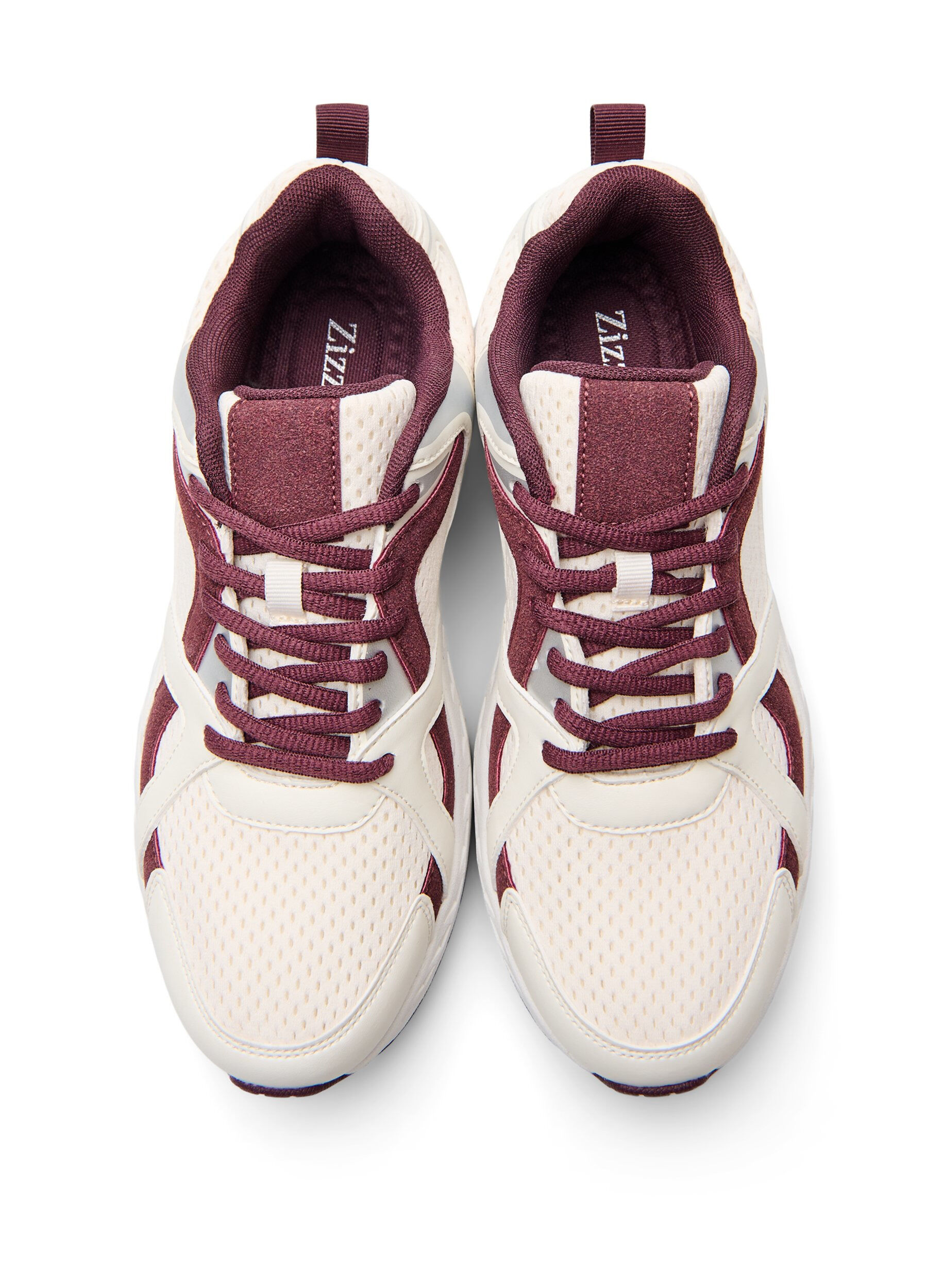 ZizziSportieve sneakers met mesh, Rood, Packshot image number 2
