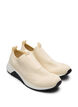 Sneakers van stretchy breimateriaal, Beige, Packshot image number 1