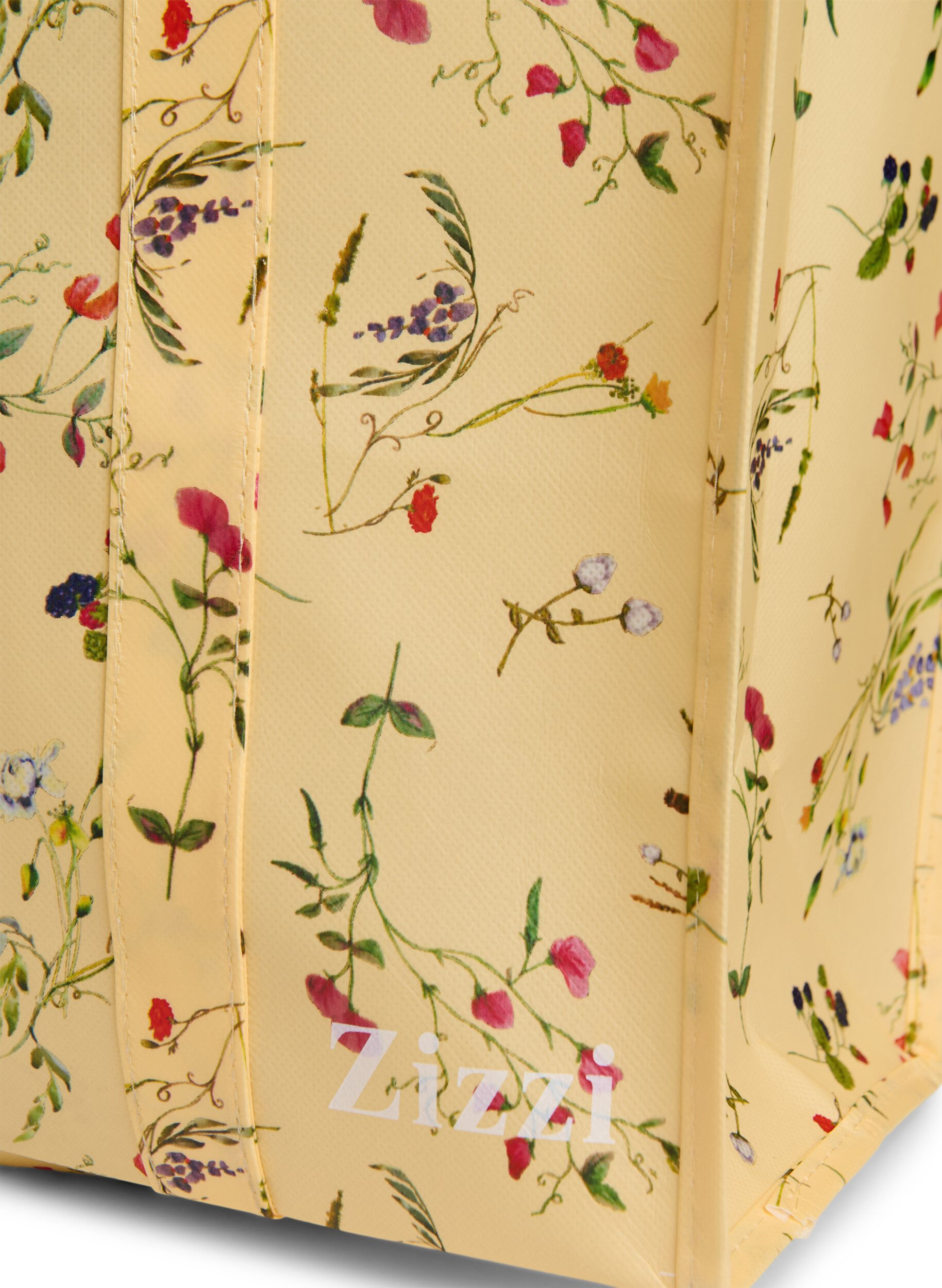 Zizzi Sac de magasinage avec fermeture &eacute;clair, Jaune clair, Packshot image number 2