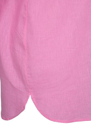 Chemisier avec manches 3/4 et fermeture à boutons, Begonia Pink, Packshot image number 3