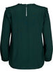 Viscose blouse met ruches en kant, Scarab, Packshot image number 1