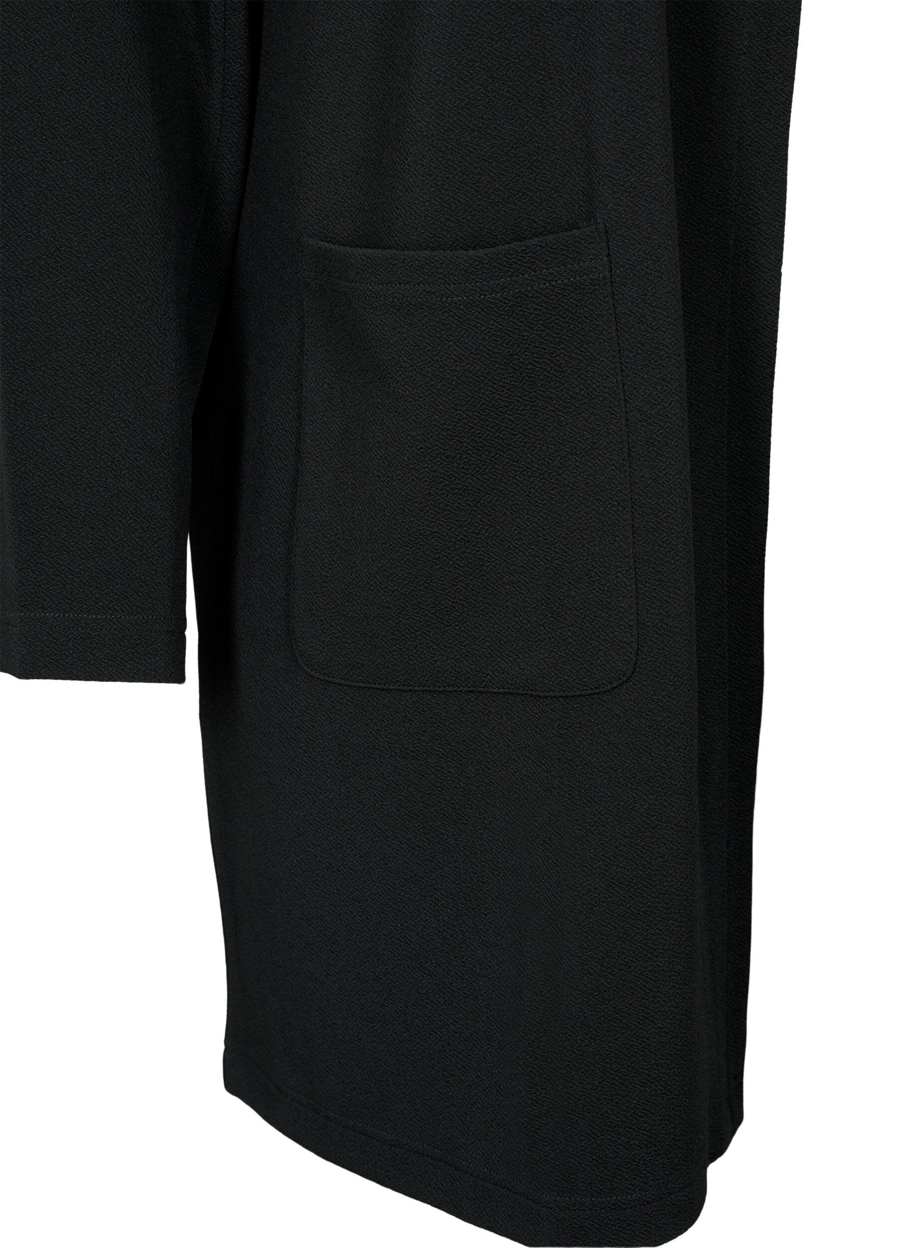 ZizziBlazer long avec des poches, Noir, Packshot image number 3