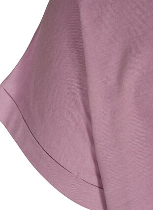 T-shirt en mélange coton, Lavender Mist Mel., Packshot image number 3