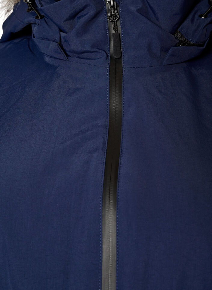 Parka imperm&eacute;able &agrave; capuche, Bleu, Packshot image number 2